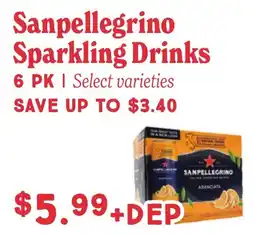 Market of Choice Sanpellegrino Sparkling Drinks offer