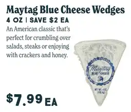 Market of Choice Maytag blue cheese wedges offer