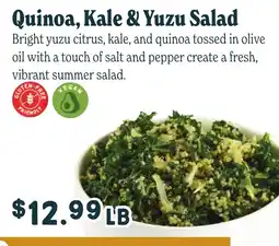 Market of Choice Quinoa, Kale & Yuzu Salad offer