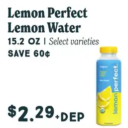 Market of Choice Lemon Perfect Lemon Water offer