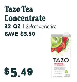 Market of Choice Tazo Tea Concentrate offer
