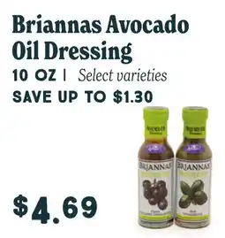 Market of Choice Briannas Avocado Oil Dressing offer