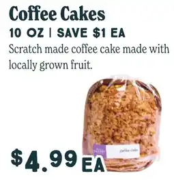 Market of Choice Coffee Cakes offer