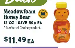 Market of Choice Meadowfoam Honey Bear offer