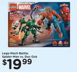 Kroger Lego Mech Battle: Spider-Man vs. Doc Ock offer
