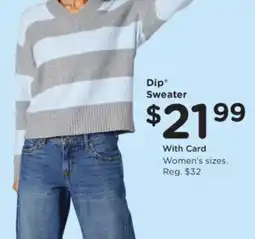 Kroger Dip Sweater offer