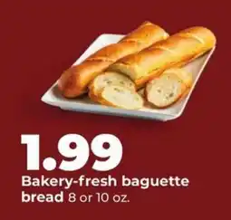 Hy-Vee Bakery-fresh baguette bread offer