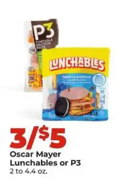 Hy-Vee Oscar Mayer Lunchables or P3 offer
