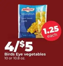 Hy-Vee Birds Eye Vegetables offer