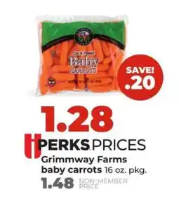 Hy-Vee Grimmway Farms baby carrots offer