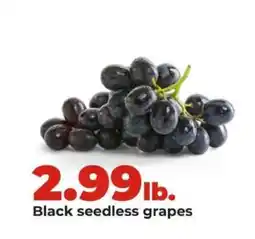Hy-Vee Black Seedless Grapes offer