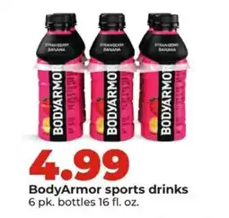 Hy-Vee BODYARMOR Sports Drinks offer