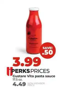 Hy-Vee Gustare Vita pasta sauce offer