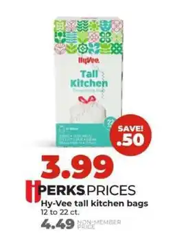 Hy-Vee Hy-Vee tall kitchen bags offer