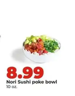 Hy-Vee Nori Sushi poke bowl offer