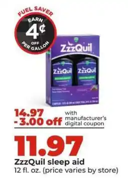 Hy-Vee Zzzquil Sleep-aid offer