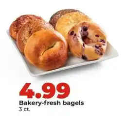 Hy-Vee Bakery-fresh bagels offer