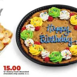 Hy-Vee 12 Bakery fresh decorated chocolate chip cookie offer