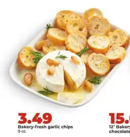 Hy-Vee Bakery-fresh garlic chips offer