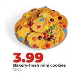 Hy-Vee Bakery fresh mini cookies offer