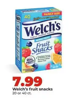 Hy-Vee Welch's Fruit Snacks offer