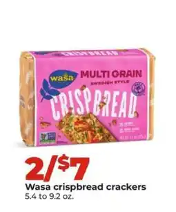 Hy-Vee Wasa crispbread crackers offer