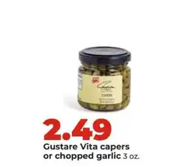 Hy-Vee Gustare Vita capers or chopped garlic offer