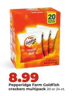 Hy-Vee Pepperidge Farm Goldfish Crackers Multipack offer