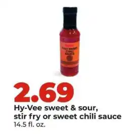 Hy-Vee Hy-Vee sweet & sour, stir fry or sweet chili sauce offer