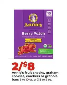 Hy-Vee Annie's Berry Patch offer