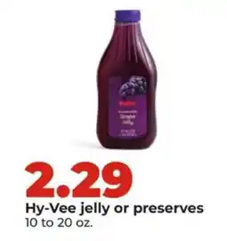 Hy-Vee Hy-Vee jelly or preserves offer