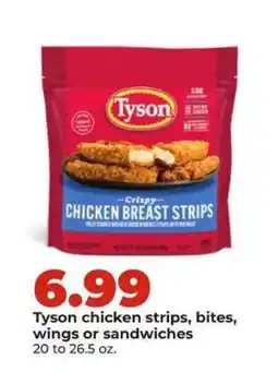 Hy-Vee Tyson Chicken Strips offer