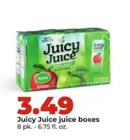Hy-Vee Juicy Juice Juice Boxes offer