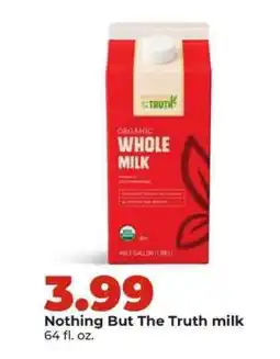 Hy-Vee Nothing But The Truth milk offer