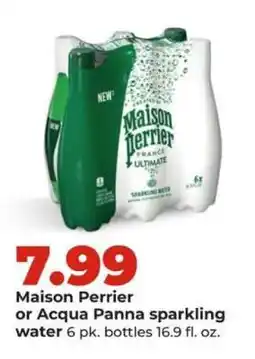 Hy-Vee Maison Perrier or Acqua Panna sparkling water offer