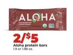 Hy-Vee Aloha protein bars offer