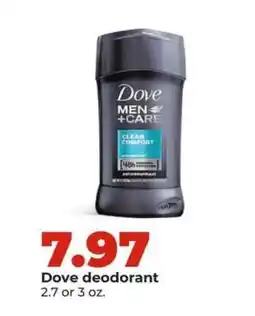Hy-Vee Dove Deodorant offer