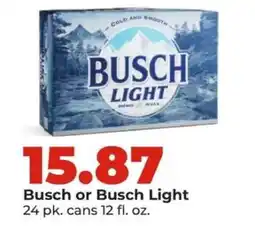 Hy-Vee Busch or Busch Light offer