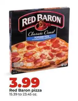 Hy-Vee Red Baron Pizza offer