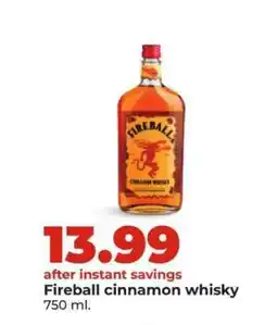 Hy-Vee Fireball Cinnamon Whisky offer