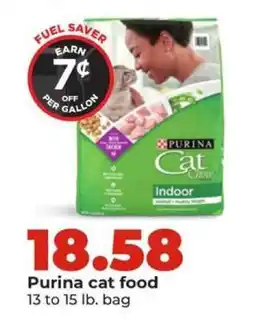 Hy-Vee Purina Cat Food offer