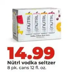 Hy-Vee NÜTRL vodka seltzer offer