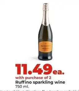 Hy-Vee Ruffino sparkling wine offer