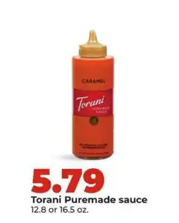 Hy-Vee Torani Puremade Sauce offer