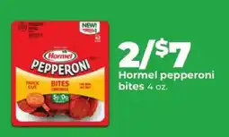 Hy-Vee Hormel pepperoni bites offer