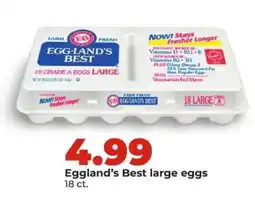 Hy-Vee Eggland's Best Large Eggs offer