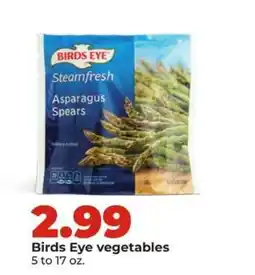 Hy-Vee Birds Eye Vegetables offer