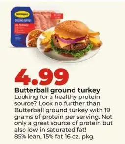 Hy-Vee Butterball Ground Turkey offer