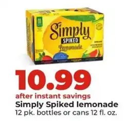 Hy-Vee Simply Spiked Lemonade offer