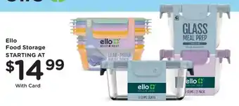 Ello food storage